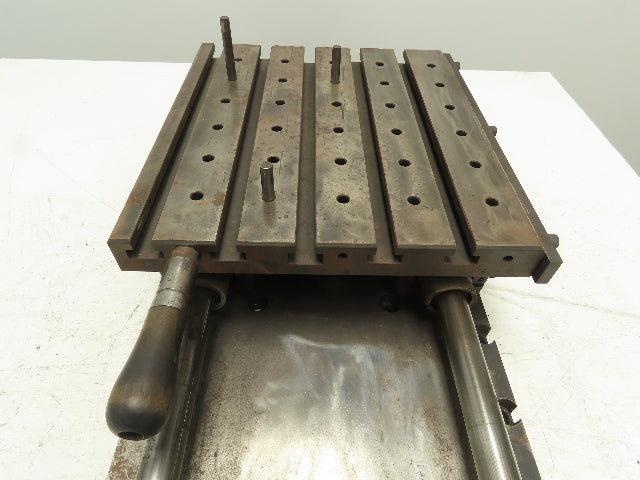 Sliding Milling Work Table Top Slotted Top 13.5x12.25" Base 36x12x1"