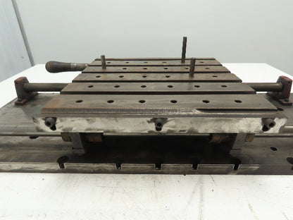 Sliding Milling Work Table Top Slotted Top 13.5x12.25" Base 36x12x1"