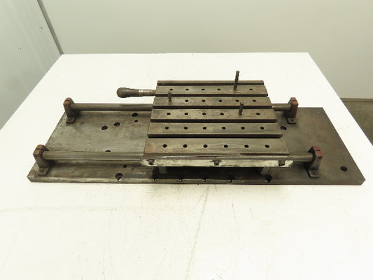 Sliding Milling Work Table Top Slotted Top 13.5x12.25" Base 36x12x1"