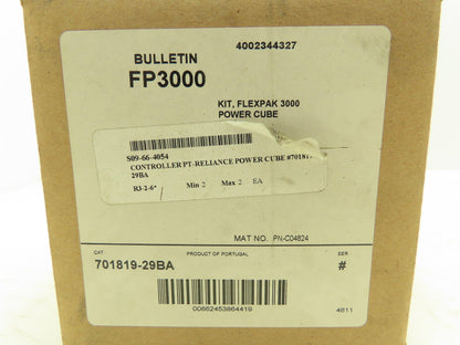 Reliance Electric 701819-29BA Flexpak 3000 Power Cube Kit Bulletin FP3000