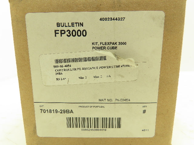 Reliance Electric 701819-29BA Flexpak 3000 Power Cube Kit Bulletin FP3000