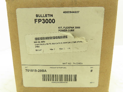 Reliance Electric 701819-29BA Flexpak 3000 Power Cube Kit Bulletin FP3000