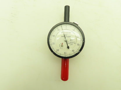 Ames 121 Shockless Inspection Gauge Dial Indicator 1/2" Stroke Measures to .01"
