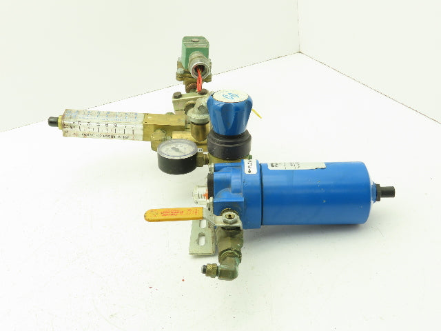 Parker HN15S-10CW Compressed Air Filter Regulator Solenoid Valve Assembly