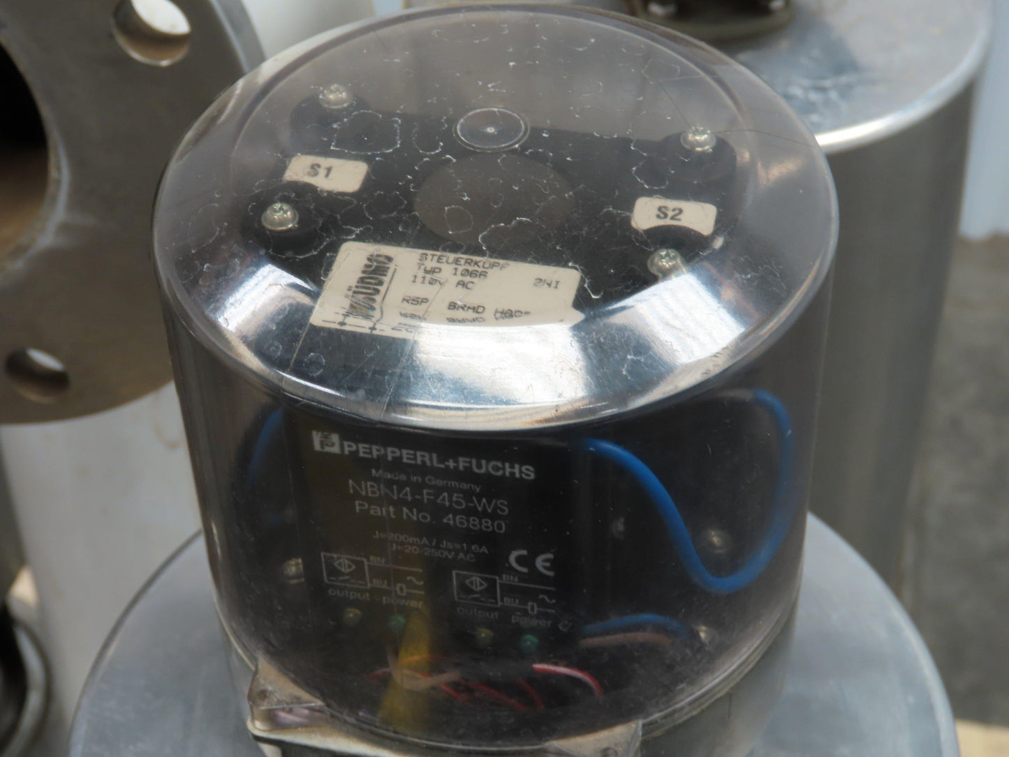 Sudmo DN4"/PN6/1.4404/S SS Sanitary Valve Pneumatic Actuator 4" Outlet Matrix