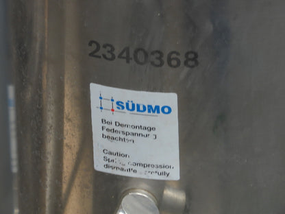 Sudmo DN4"/PN6/1.4404/S SS Sanitary Valve Pneumatic Actuator 4" Outlet Matrix