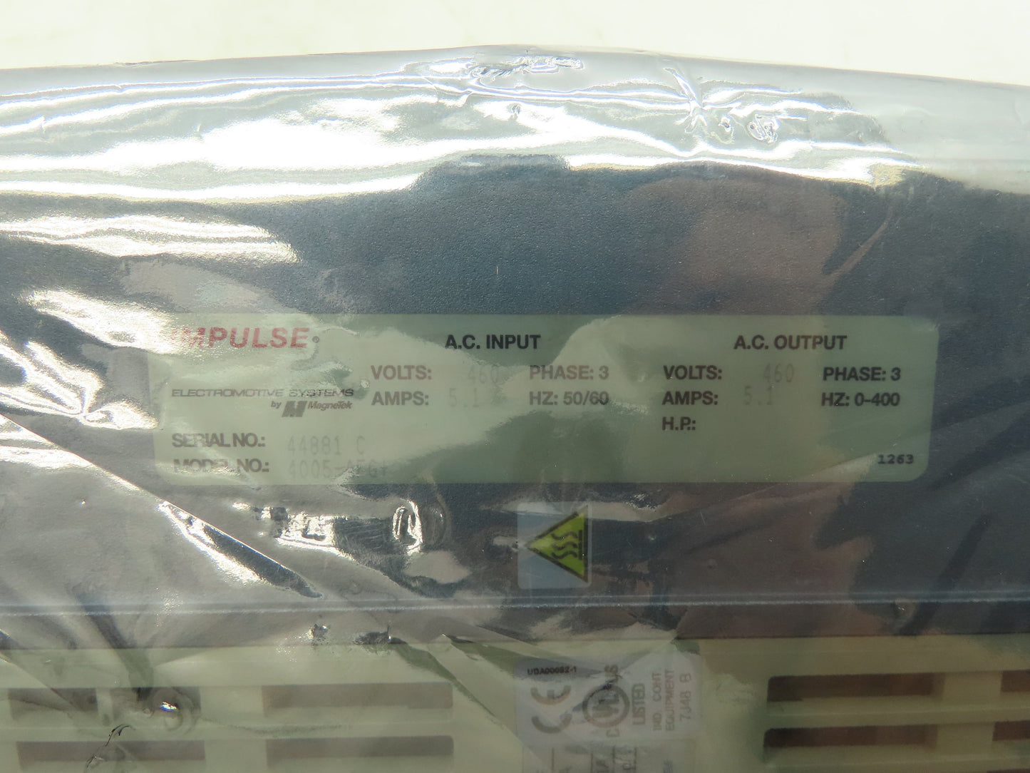 Magnetek GPD515C-B004 Impulse 4005AFG+ Variable Speed Drive Crane Control VFD