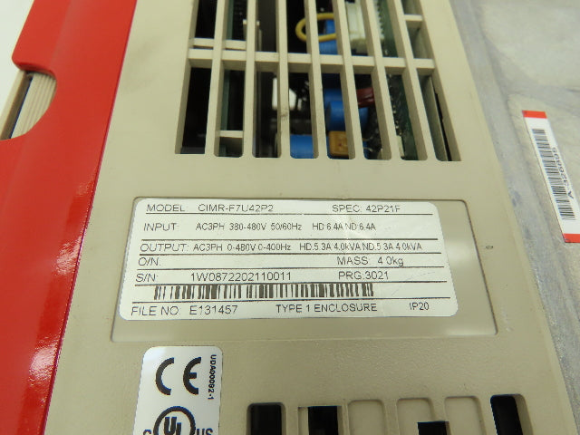 Magnetek CIMR-F7U42P2 Impulse 4005-G+S3 Variable Speed Drive Crane Control VFD