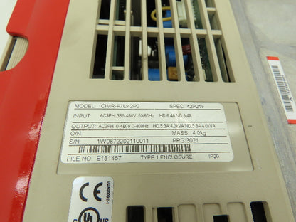 Magnetek CIMR-F7U42P2 Impulse 4005-G+S3 Variable Speed Drive Crane Control VFD