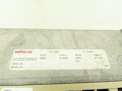 Magnetek CIMR-G5U43P7 Impulse 4008-AFG+ Variable Speed Drive Crane Control VFD