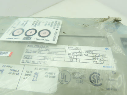 Magnetek CIMR-G3U41P5 Impulse G+ Variable Speed Drive Crane Control VFD 460V 2HP