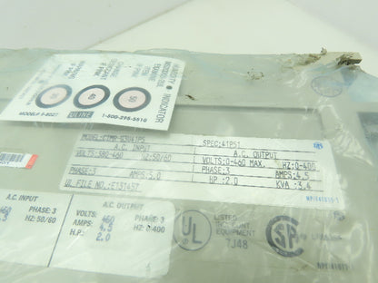 Magnetek CIMR-G3U41P5 Impulse G+ Variable Speed Drive Crane Control VFD 460V 2HP