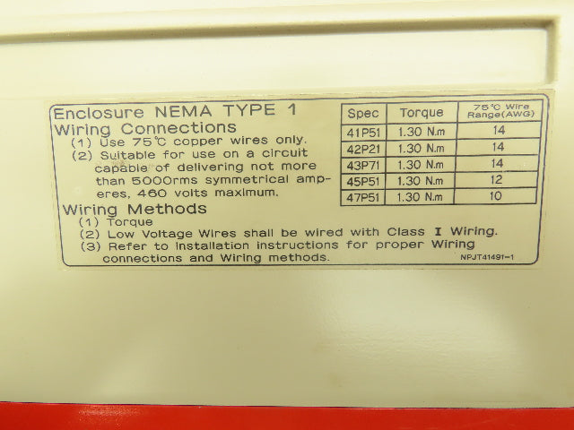 Magnetek 460AFD5-G+ Impulse Variable Speed Drive Crane Control VFD 460V 9A 3PH
