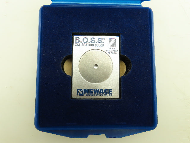 B.O.S.S. Newage HA0158 Calibration Block For Brinell Optical Scanning 3.64MM