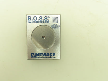 B.O.S.S. Newage HA0158 Calibration Block For Brinell Optical Scanning 3.64MM