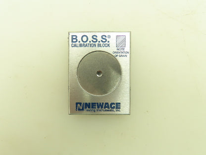 B.O.S.S. Newage HA0158 Calibration Block For Brinell Optical Scanning 3.64MM