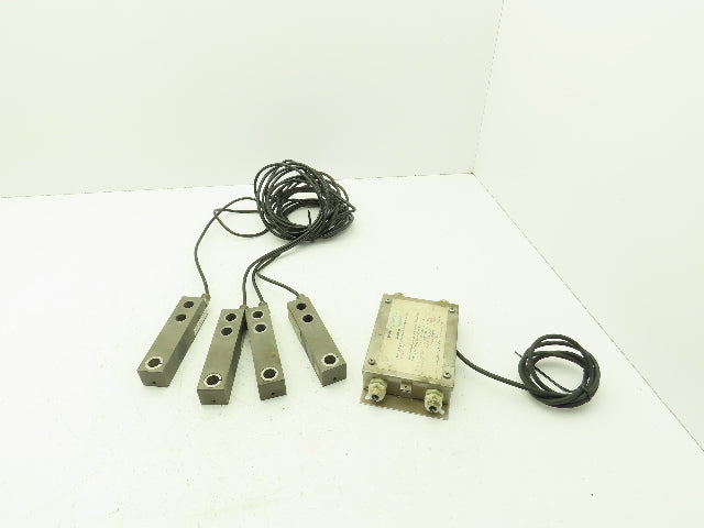 HBM BLC-1.25K  3750 Lb Load Cell for Industrial Floor Scale 15000 Lb  Set of 4