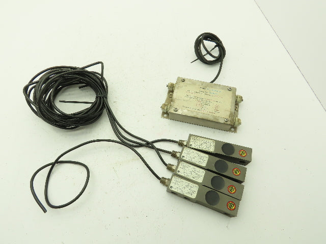 HBM BLC-1.25K  3750 Lb Load Cell for Industrial Floor Scale 15000 Lb  Set of 4