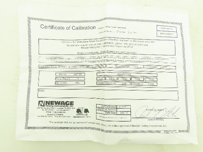 B.O.S.S. Newage HA0158 Calibration Block For Brinell Optical Scanning 3.64MM