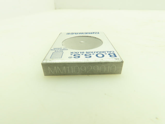 B.O.S.S. Newage HA0158 Calibration Block For Brinell Optical Scanning 3.64MM