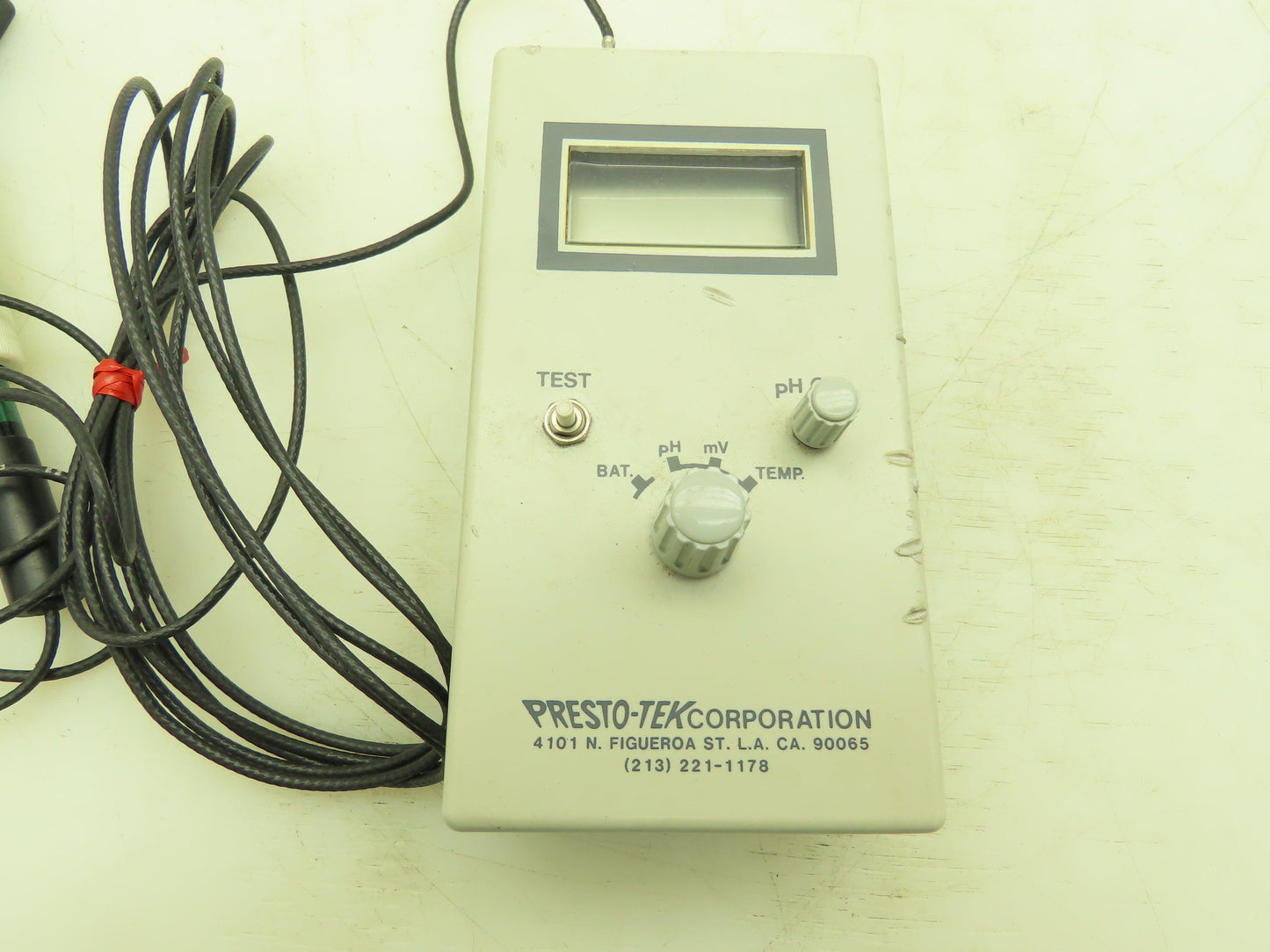 Presto-tek DP-36 Poly Pram Conductivity PH Meter