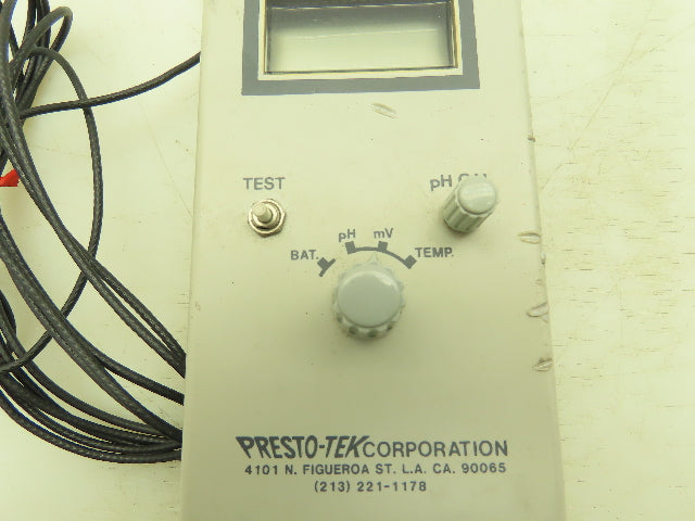 Presto-tek DP-36 Poly Pram Conductivity PH Meter