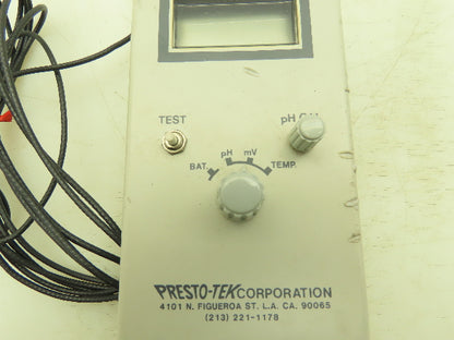Presto-tek DP-36 Poly Pram Conductivity PH Meter