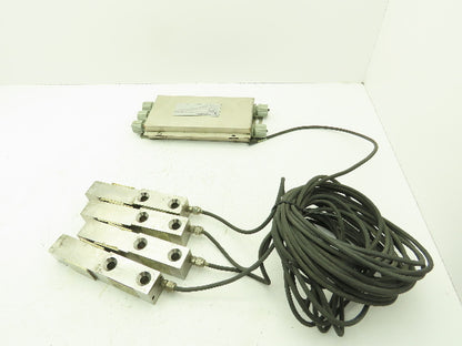 Toledo 743 3000 Lb Load Cell for Industrial Floor Scale 12000 Lb  Set of 4