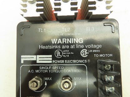 Power Electronics BT346-1D Smooth Move Soft Start Control 3Hp 460V Single Speed