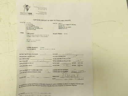 Protectoseal SJWC6244DJ End of Line Vacuum Vent 4"x4" Ductile Iron 2" WC