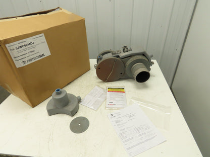 Protectoseal SJWC6244DJ End of Line Vacuum Vent 4"x4" Ductile Iron 2" WC