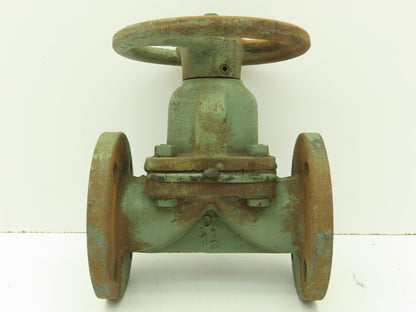 ITT Grinnell Manual Diaphragm Valve 1-1/2" Flanged
