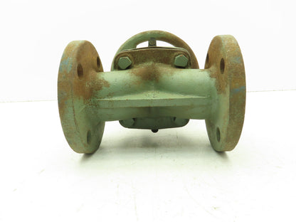 ITT Grinnell Manual Diaphragm Valve 1-1/2" Flanged