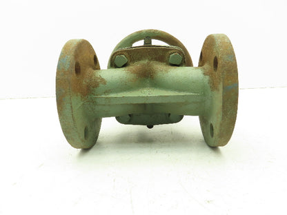 ITT Grinnell Manual Diaphragm Valve 1-1/2" Flanged