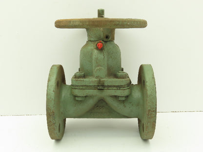 ITT Grinnell Manual Diaphragm Valve 1-1/2" Flanged