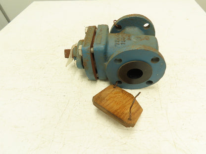 DOW Chemical Rubber Lined Plug Valve 2" Flanged 150 WCB