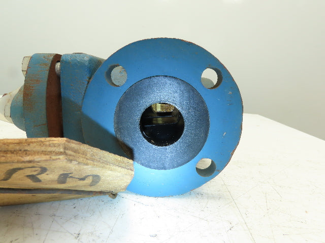 DOW Chemical Rubber Lined Plug Valve 2" Flanged 150 WCB