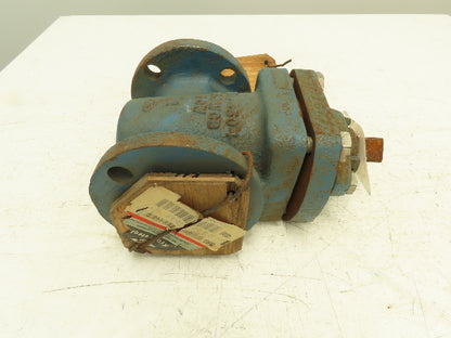 DOW Chemical Rubber Lined Plug Valve 2" Flanged 150 WCB