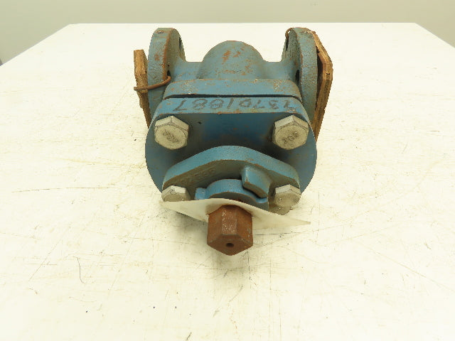 DOW Chemical Rubber Lined Plug Valve 2" Flanged 150 WCB