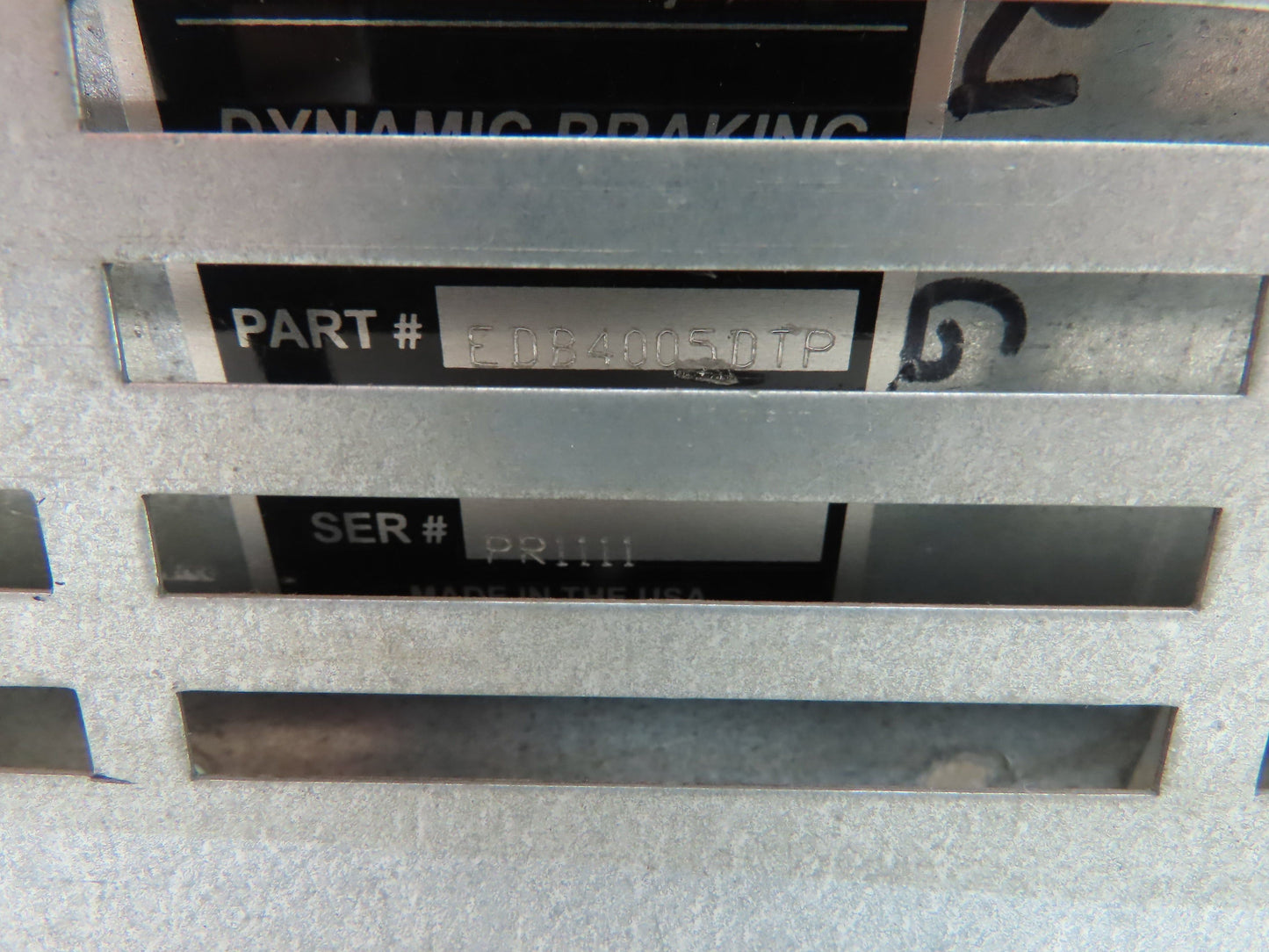 Magnetek EDB4005DTP Dynamic Braking Resistor Unit 140 ohms 4.8A