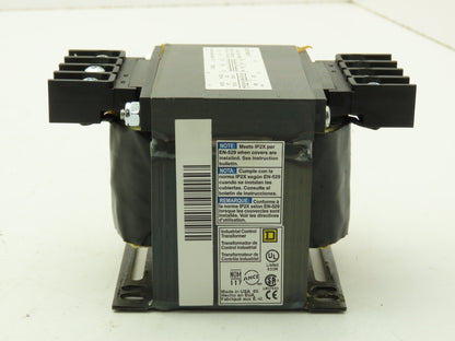 Square D 9070T250D15 Industrial Control Transformer 0.25kva 24/120VAC