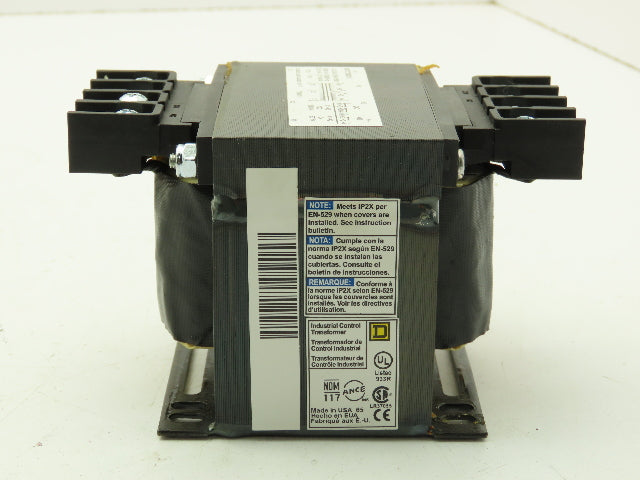 Square D 9070T250D15 Industrial Control Transformer 0.25kva 24/120VAC