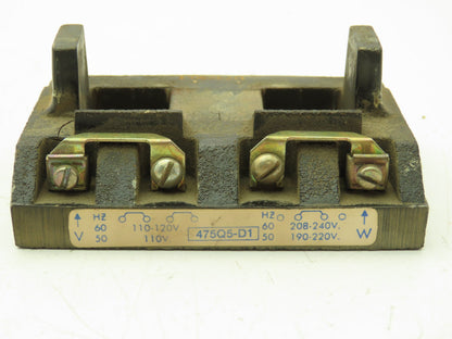 P&H 475Q5-D1 Motor Starter Contactor 120/240V Coil
