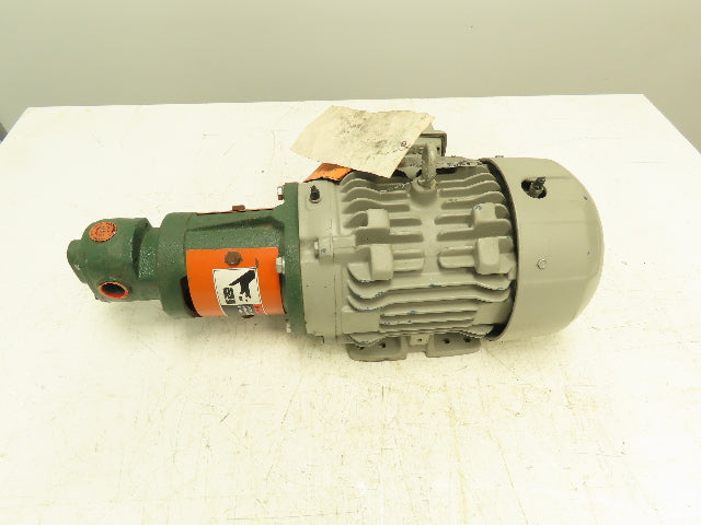 Roper 33AM03 Type 2 Fuel Transfer Gear Pump 1Hp Siemens Motor 1165 RPM 460V 3PH