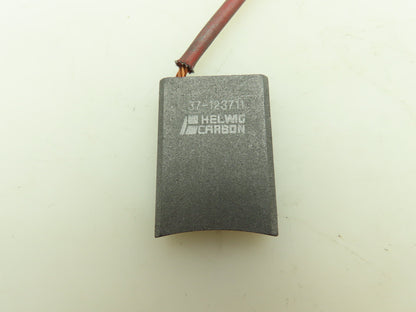Helwig Carbon 37-123721 Motor Brushes 1-3/4"L  1-1/4"W  3/8"H 3-1/2" Wire Length