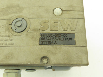 Sew Eurodrive RF17DT71D4 Movimot Inverter Variable Speed Gearmotor 280-1700 RPM