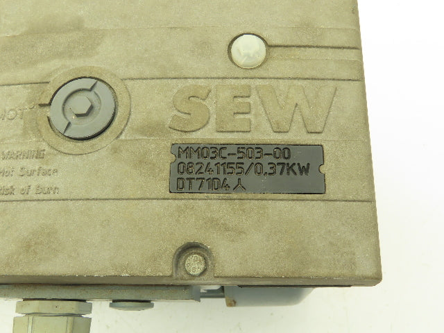 Sew Eurodrive RF17DT71D4 Movimot Inverter Variable Speed Gearmotor 280-1700 RPM