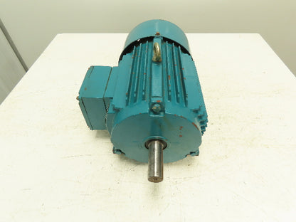 Brook Crompton 1DN AC Motor 3Hp 1755 RPM 190/380V 208-230/460V 3PH IP55 182T