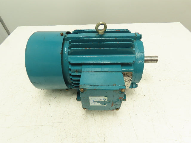 Brook Crompton 1DN AC Motor 3Hp 1755 RPM 190/380V 208-230/460V 3PH IP55 182T