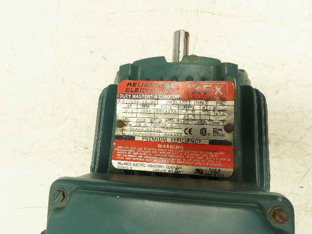 Reliance P14G75G8R-MG XEX Severe Duty AC Motor 1.5Hp 1725RPM 230/460V 3PH FL145T